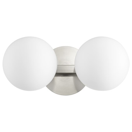 Quorum 2Lt Globe Vanity - Stn 539-2-65